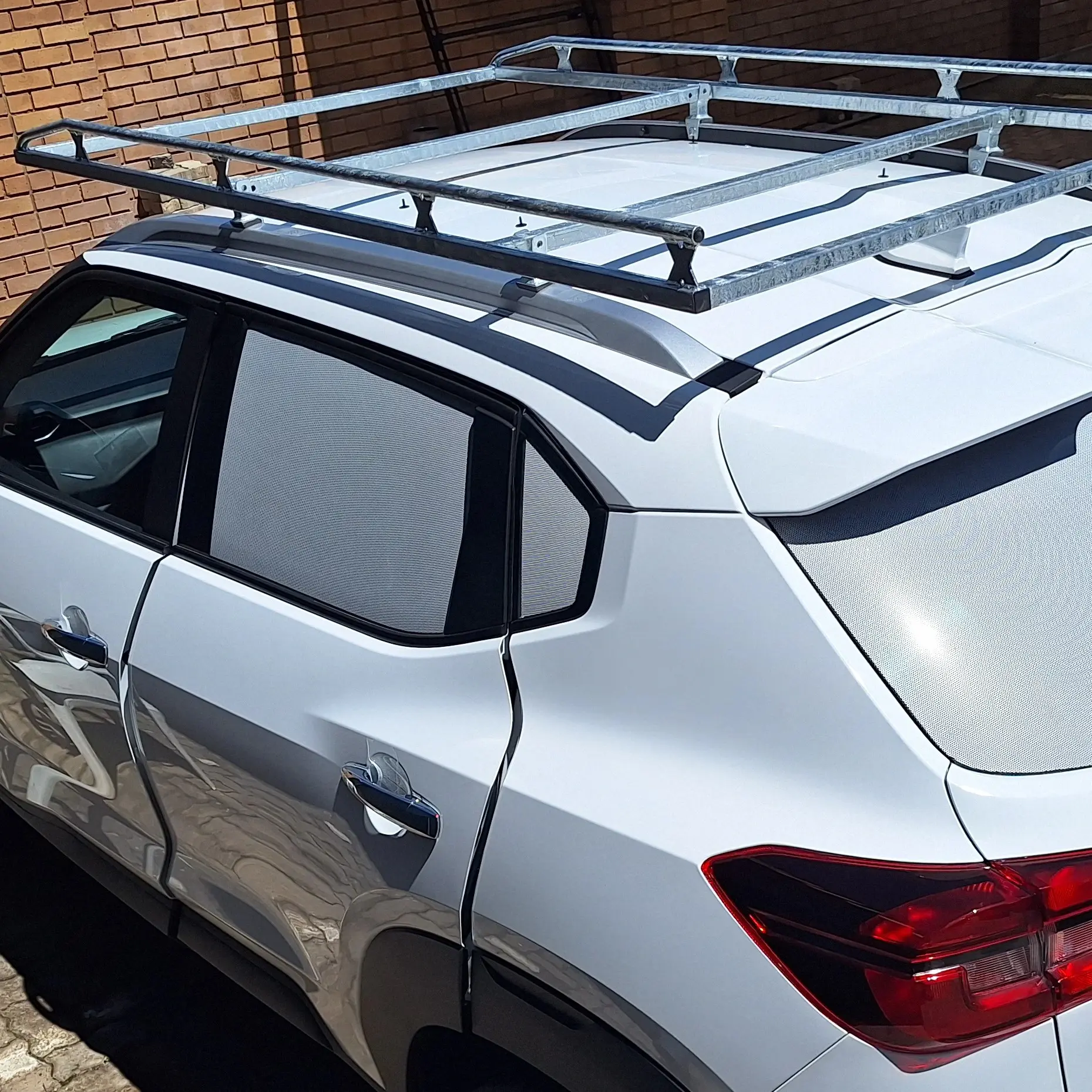 roof rack on small commercial vehicle